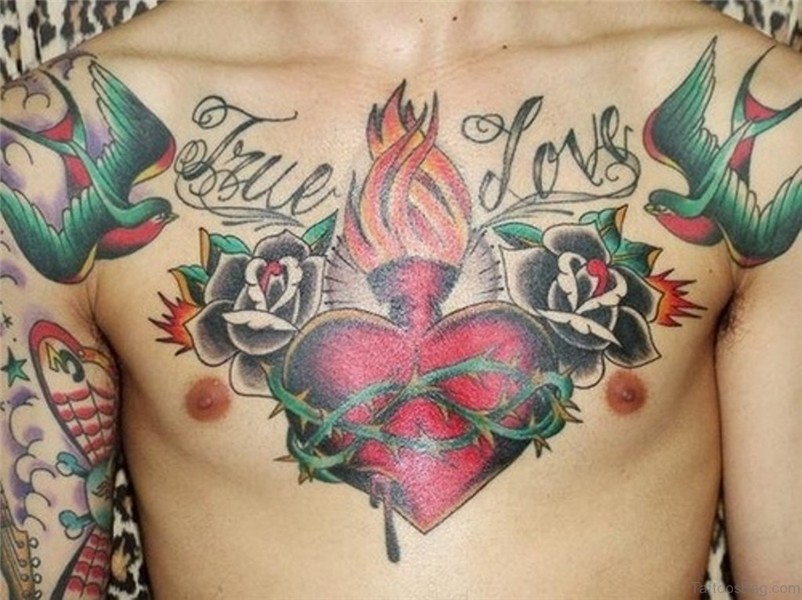 81 Mind Blowing Heart Tattoos On Chest