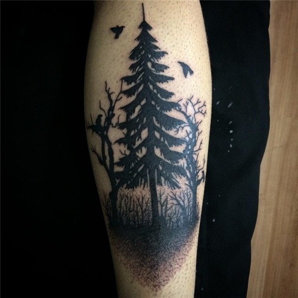 81+ Pine Tree Tattoos And Ideas