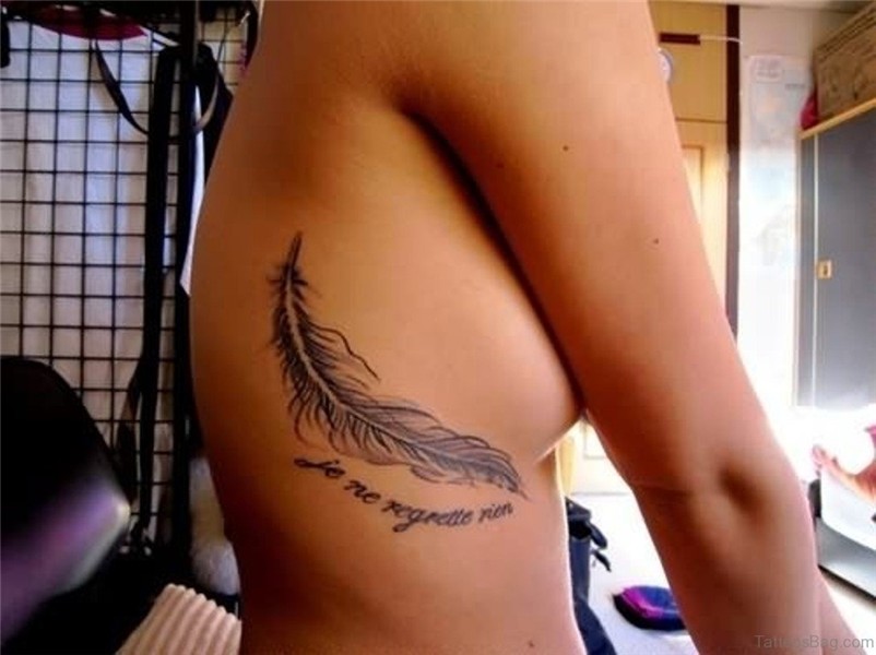 81 Stunning Feather Tattoos On Rib