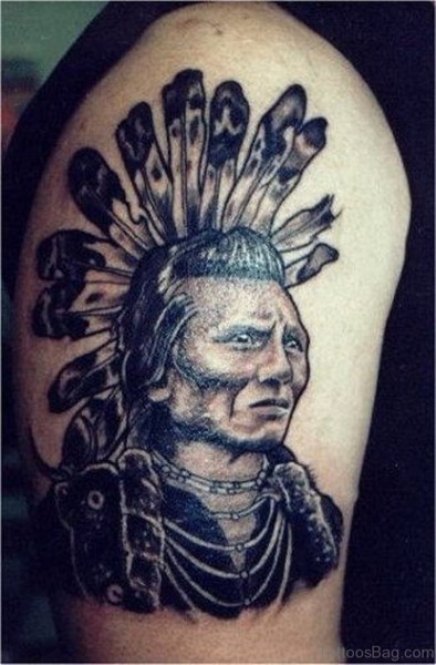 82 Sweet American Native Tattoos On Shoulder
