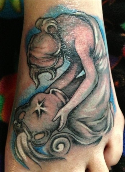 86 Aquarius Tattoos: Invoke the Spirit of Astro! - Custom Ta