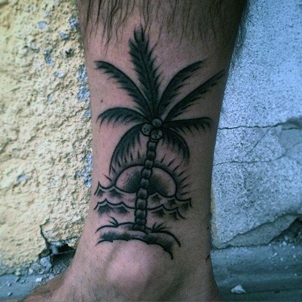 88+ Amazing Palm Tree Tattoos That Will Remind You Of Summer