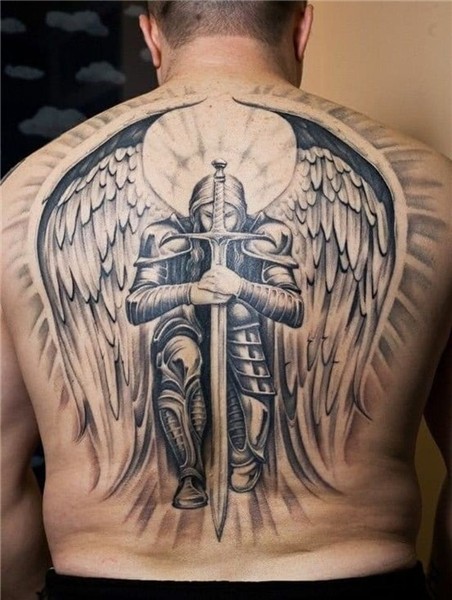 8 Powerful & Protective Archangel Michael Tattoos Angel tatt