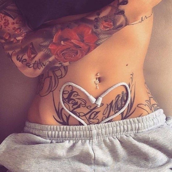 90 Stomach Tattoos for Enthusiasts that have Guts