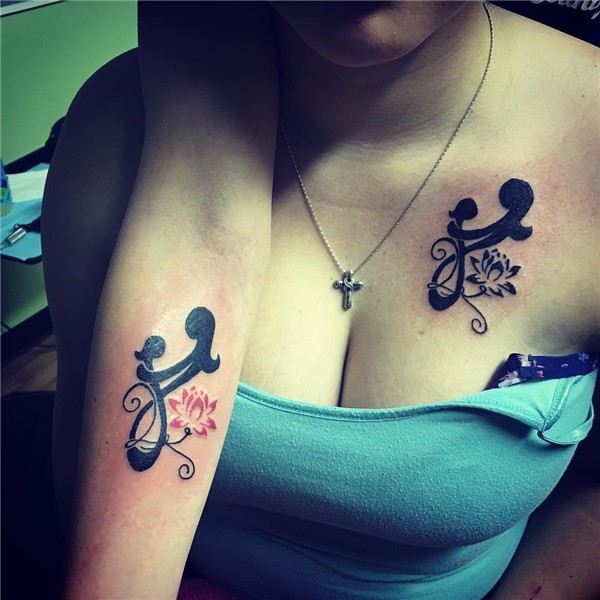 90+ Sweet Matching Mother Daughter Tattoo - Designs & Meanin