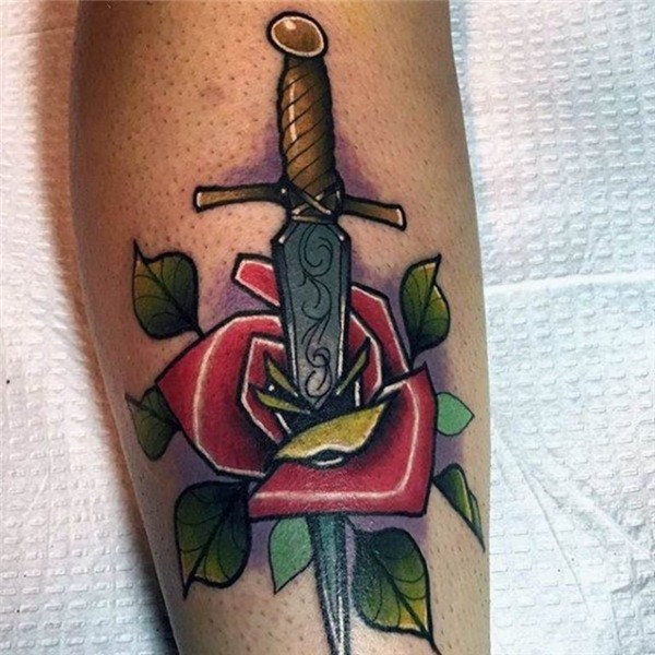 91 Most Attractive Knife (or Dagger) Tattoos You can Try - W