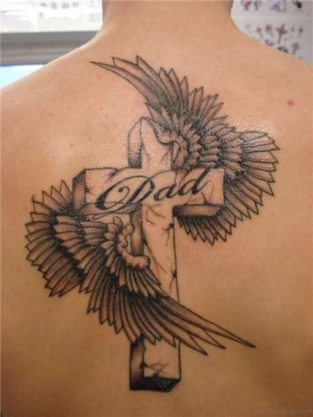 97 Stunning Cross Tattoos For Back