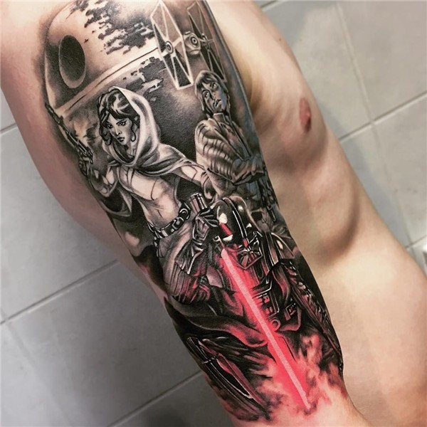 A Sweet Skywalker Family 'Star Wars' Tattoo Tatuagens impres
