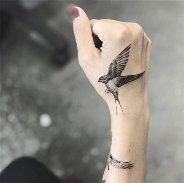 A bird by Jay Shin Hand tattoos for guys, Hand tattoos for w