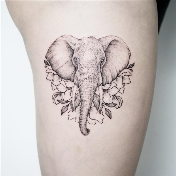 Account Suspended Cute animal tattoos, Geometric elephant ta