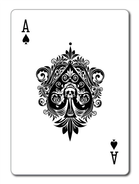 Ace of spades Card tattoo, Card tattoo designs, Ace of spade