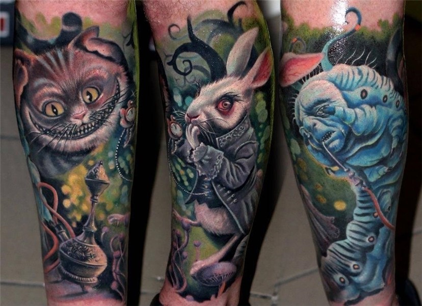 Alice in Wonderland tattoo: meaning and where to get it
