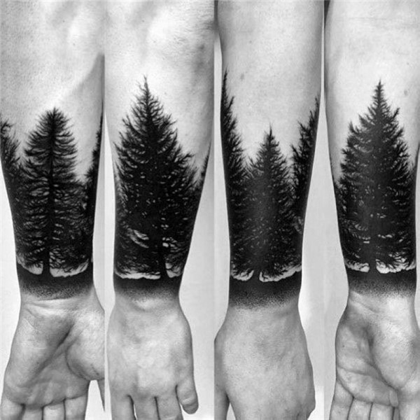Amazing Forest Tattoo Design You Must Try It 18 Silhouette t