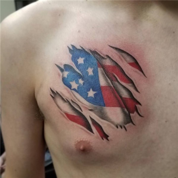 American Flag Tattoo 80 Patriotic tattoos, Flag tattoo, Amer