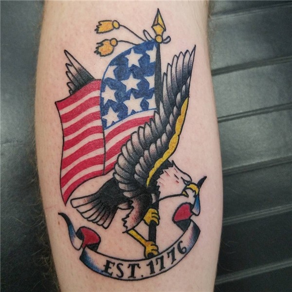 American Flag Tattoo : 85+ Best Patriotic American Flag Tatt