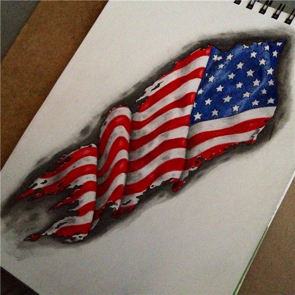 American flag drawing - 10 free HQ online Puzzle Games on Ne