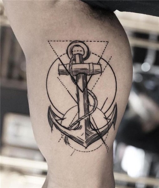 Anchor Tattoo von Sebastian Echeverria Tattoos for guys, Anc