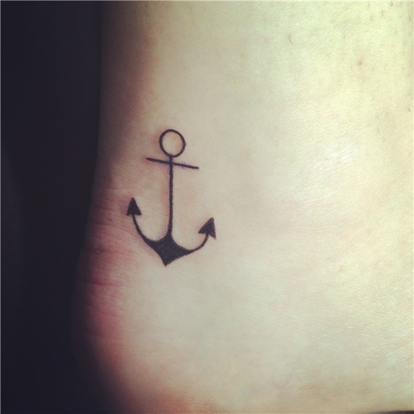 Anchor tattoo ❤ Simple anchor tattoo, Small tattoo cost, Sma