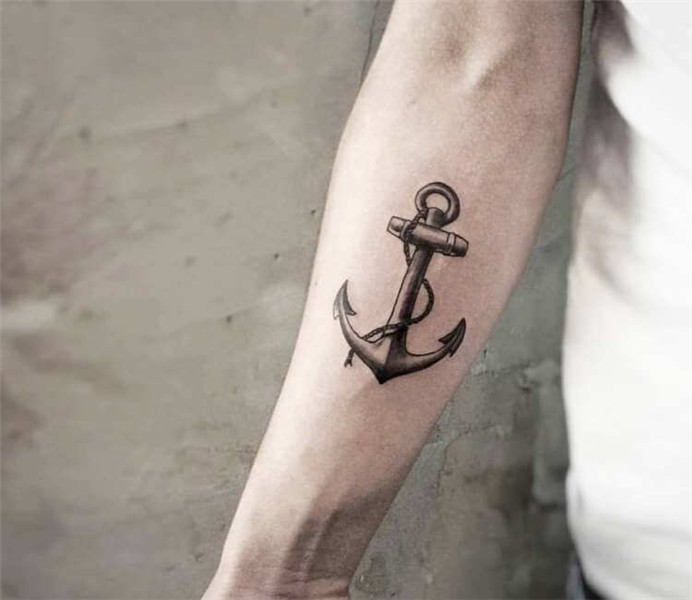 Anchor tattoo by Cana Arik Tattoos Post 22946 Traditional an