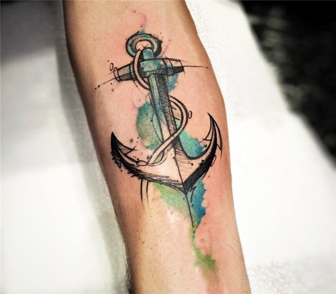 Anchor tattoo by Felipe Rodrigues Photo 15227
