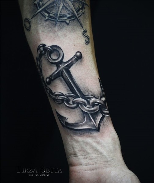 Âncora #tattoo #blackandgrey #tirzasettatattoo #tirzasetta #