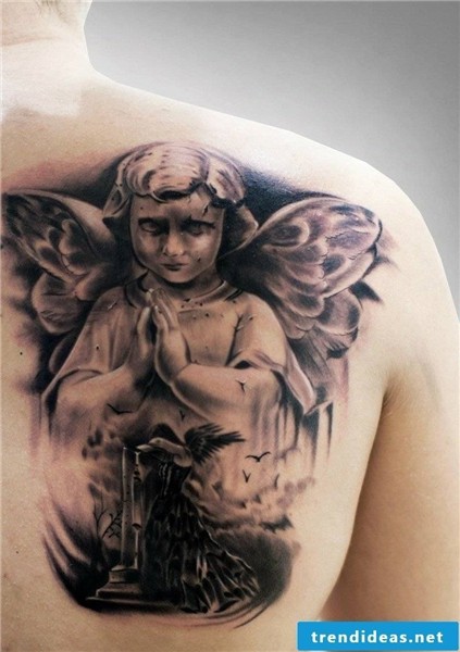 Angel tattoo - symbols