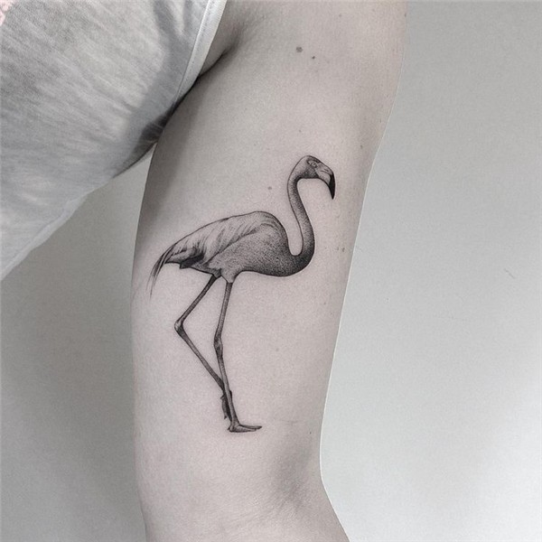 Animal Tattoo Designs - Walking flamingo.T... - TattooViral.