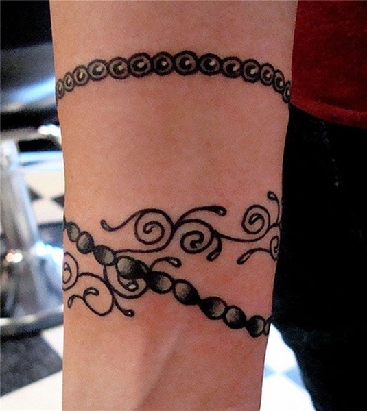 Ankle Celtic Bracelet Tattoos for Ladies - Tattoo Designs, P