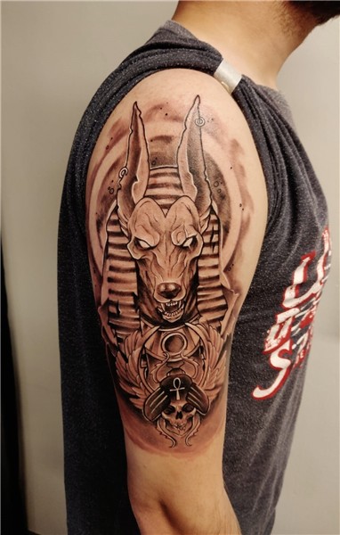 Anubis Tattoo - A Unique Egyptian Tattoo Design - Body Tatto