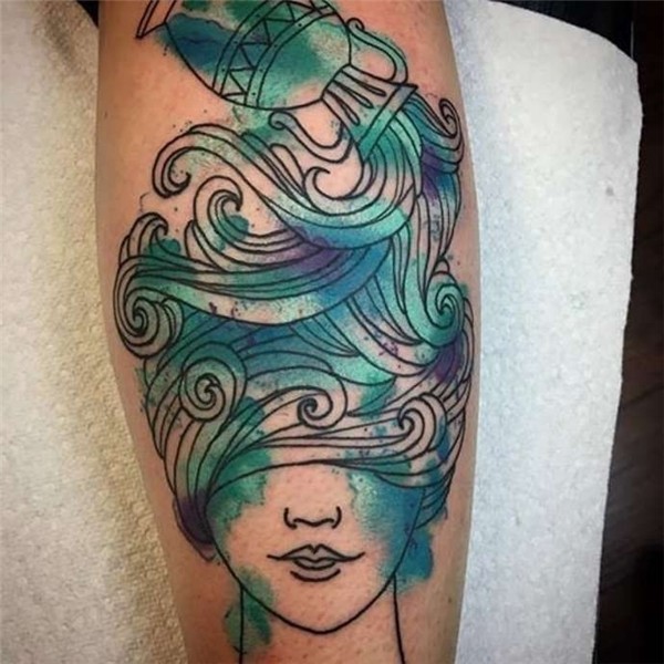 Aquarius Water Bearer Tattoo Tattoo Ideas and Inspiration Aq