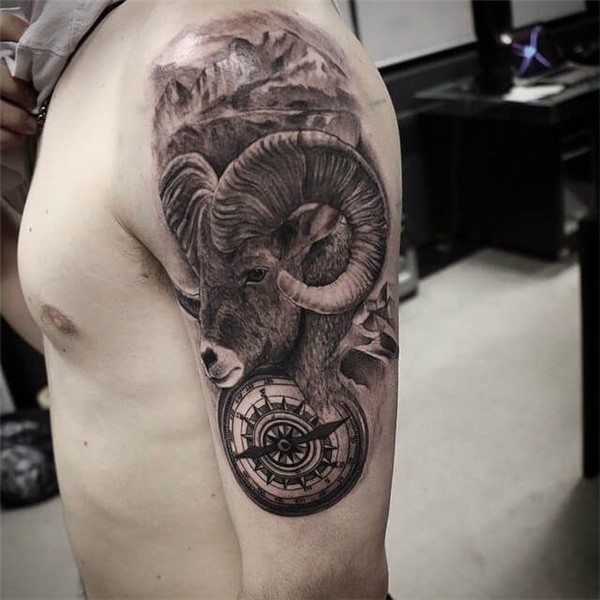 Aries Tattoos for Men Aries tattoo, Best sleeve tattoos, Tat