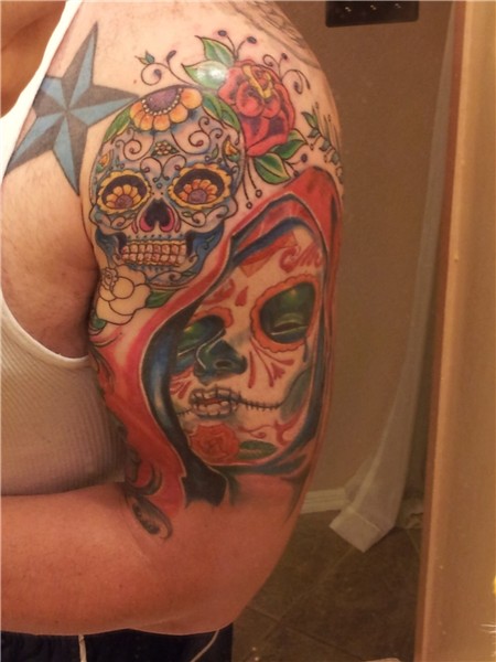 Arm Day of The Dead Tattoo Design For Men - What Are They? -