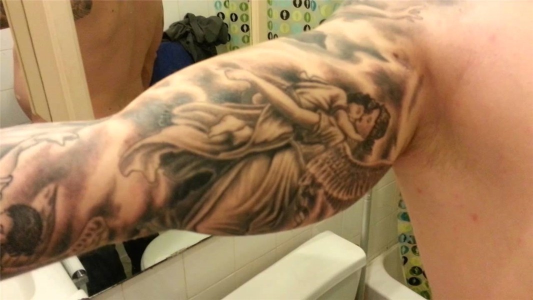 Arm Mother Angel Tattoo in 2017: Real Photo, Pictures, Image