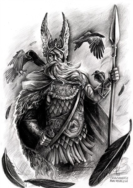 ArtStation - Odin, god of War, crazycheese Ann Kovaleva Viki