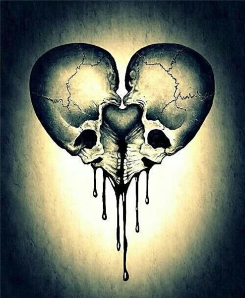 Art heart Skull art, Skull, Skull artwork