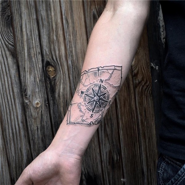 Attention Travelers, These 100+ Map Tattoos Will Give You Ma