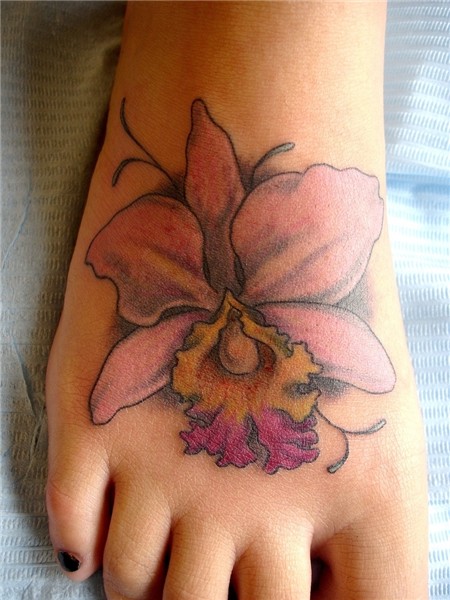 Awesome Examples of Orchids Tattoo Designs - YusraBlog.com