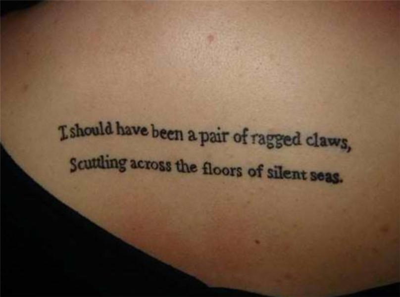Awesome Inspiring Quote Tattoo Idea - Tattoosgallaries Good