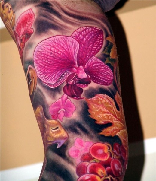 Awesome!!! Tatouage orchidee, Tatouage, Photo tatouage