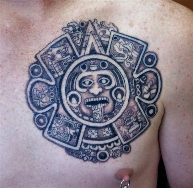Aztec Calender Tattoo