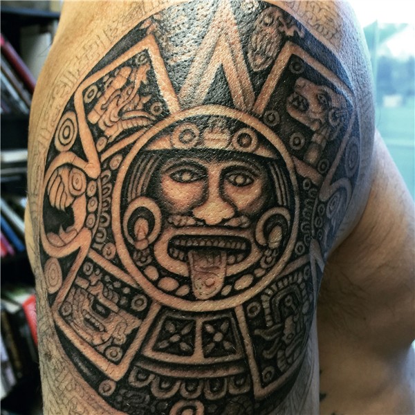 Aztec Mayan tattoo