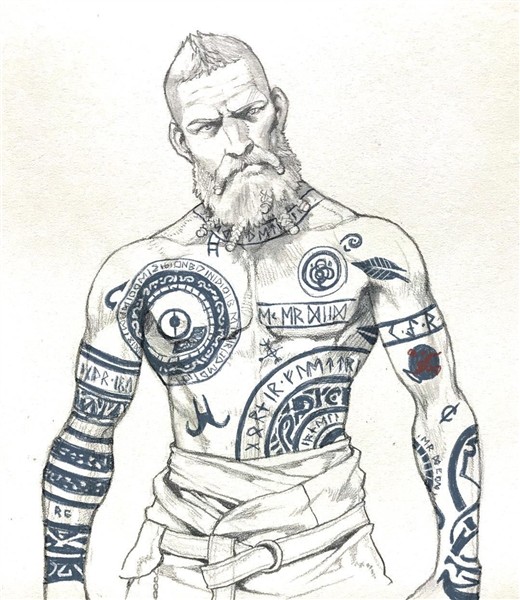 Baldur The Stranger Mythology tattoos, Vikings tattoo, Warri