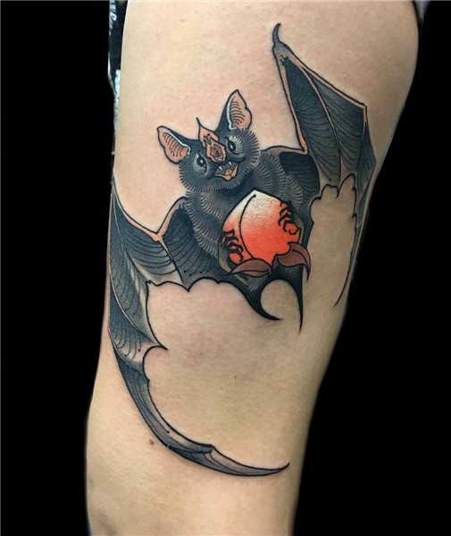 Bat tattoo Claudia De Sabe #evamigtattoos #tattoo - Imageix