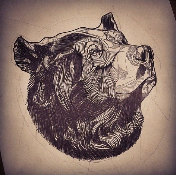 Bbbbbear. Bear tattoo designs, Bear tattoos, Bear tattoo