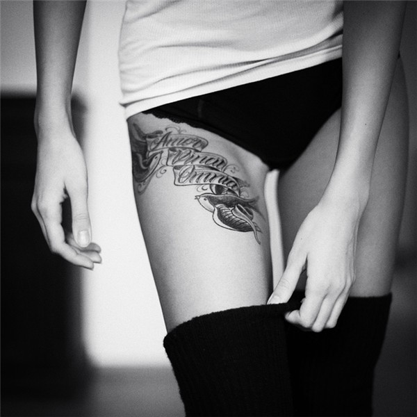 Beautiful thigh tattoo. Thigh tattoo, Ink tattoo, Tattoos
