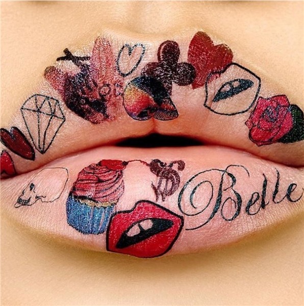 Beauty Trends - Hair and Makeup Tips Lip tattoos, Lip art, L
