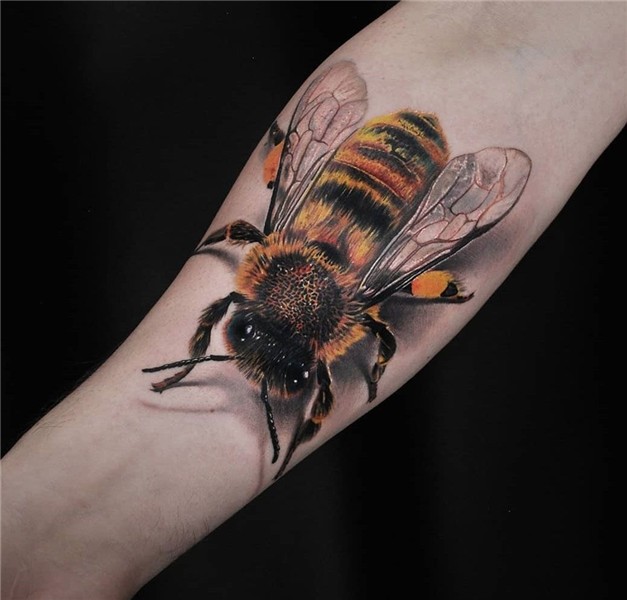 Bee Bee tattoo, Insect tattoo, 3d tattoos