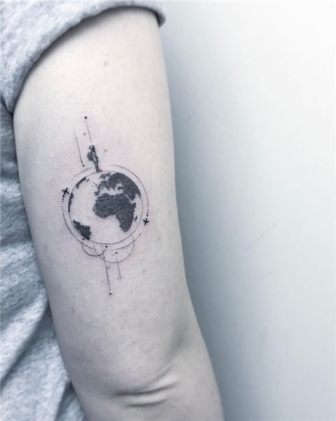 Best Ever Travel Tattoos - Traventurz Tatuagem geométrica, T