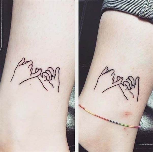 Best Friend Pinky Promise Tattoo Idea for Women Promise tatt