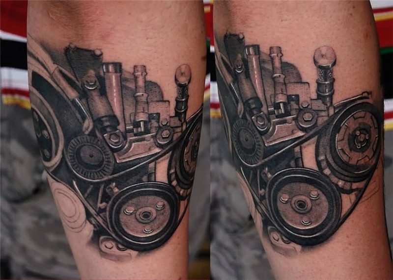 Best Tattoo Design Ideas For Mechanics - Body Tattoo Art